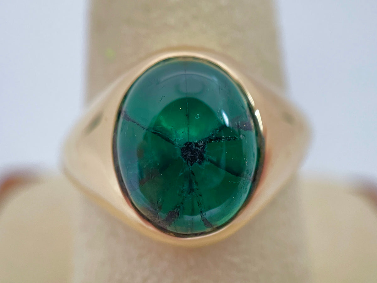 Trapiche emerald ring store